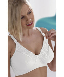 Royce Jasmine Nursing Bra - White