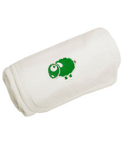 Little Green Sheep Organic Cotton Receiving Blanket