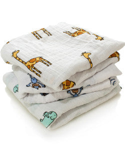 Jungle Jam Muslin Squares - 3 Pack