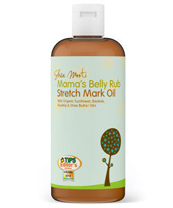 Shea Mooti Mamas Belly Rub Stretch Mark Oil