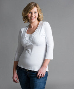 Charlotte Keating - V Neck Breastfeeding Top