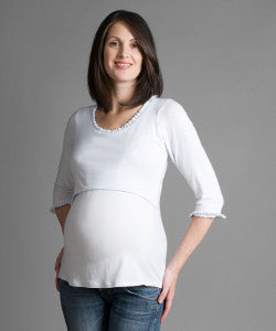 Charlotte Keating - Scoop Neck Breastfeeding Top