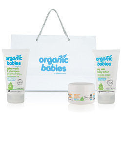 Organic Babies No Scent Body Wash, Lotion, & Nappy Balm