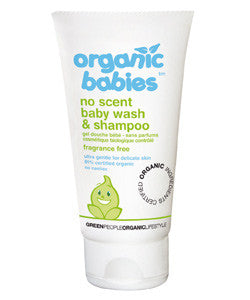 Organic Babies No Scent Baby Wash & Shampoo