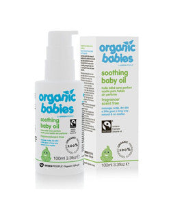 Organic Babies Scent Free Baby Oil