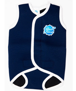 Baby Swim Wrap - Navy/White